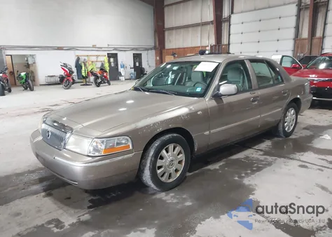2004 Mercury Grand Marquis Ls from USA, damaged, VIN 2MEFM75W84X622002